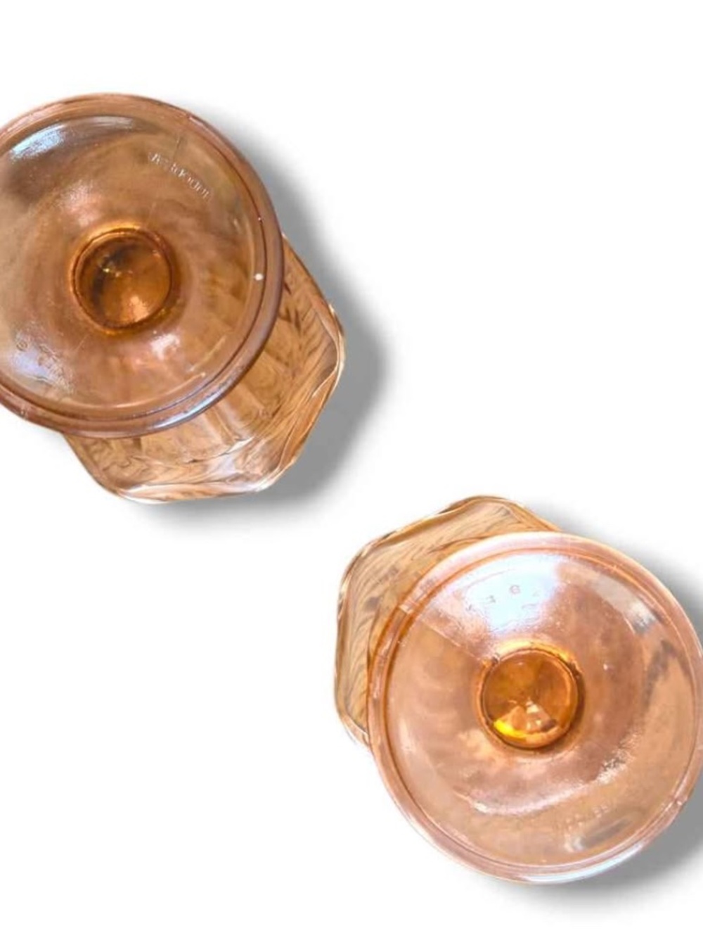 Pink Glass Ice Cream Cups - Picture 3 of 6